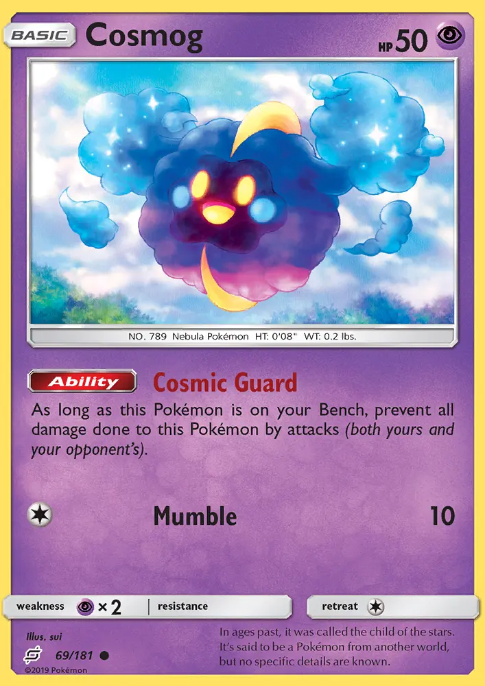Cosmog — Team Up card #69