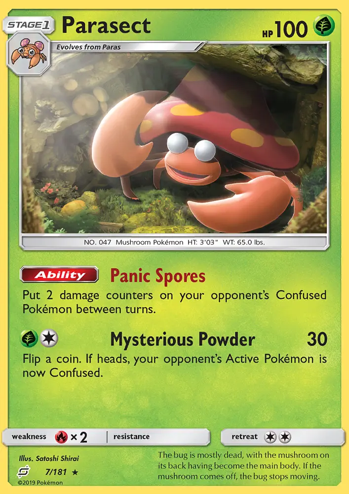 Parasect — Team Up card #7