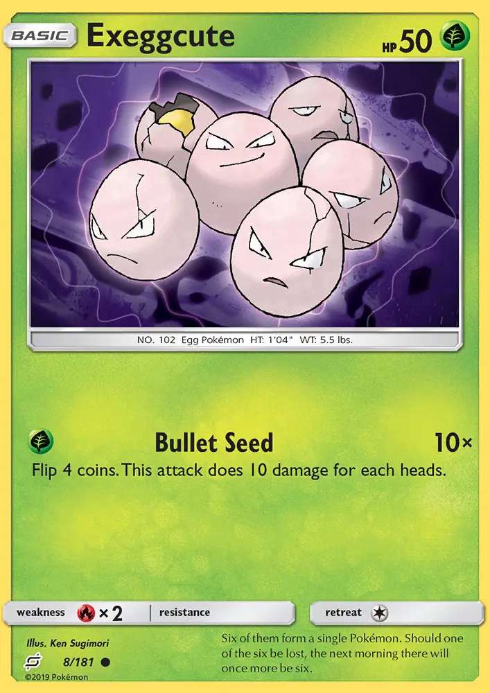Exeggcute — Team Up card #8