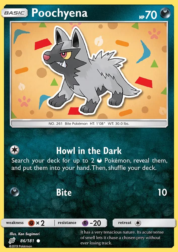 Poochyena — Team Up card #86