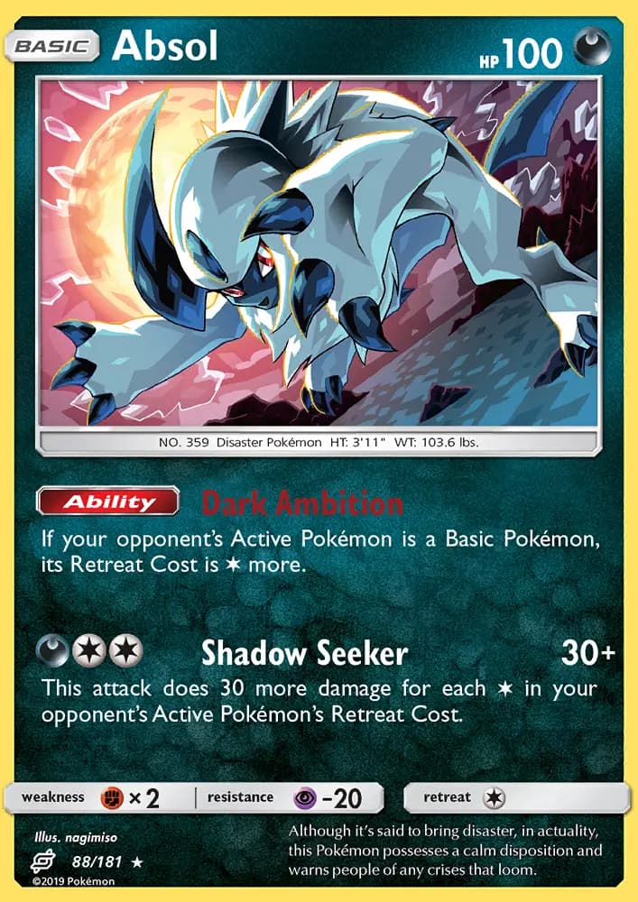 Absol — Team Up card #88
