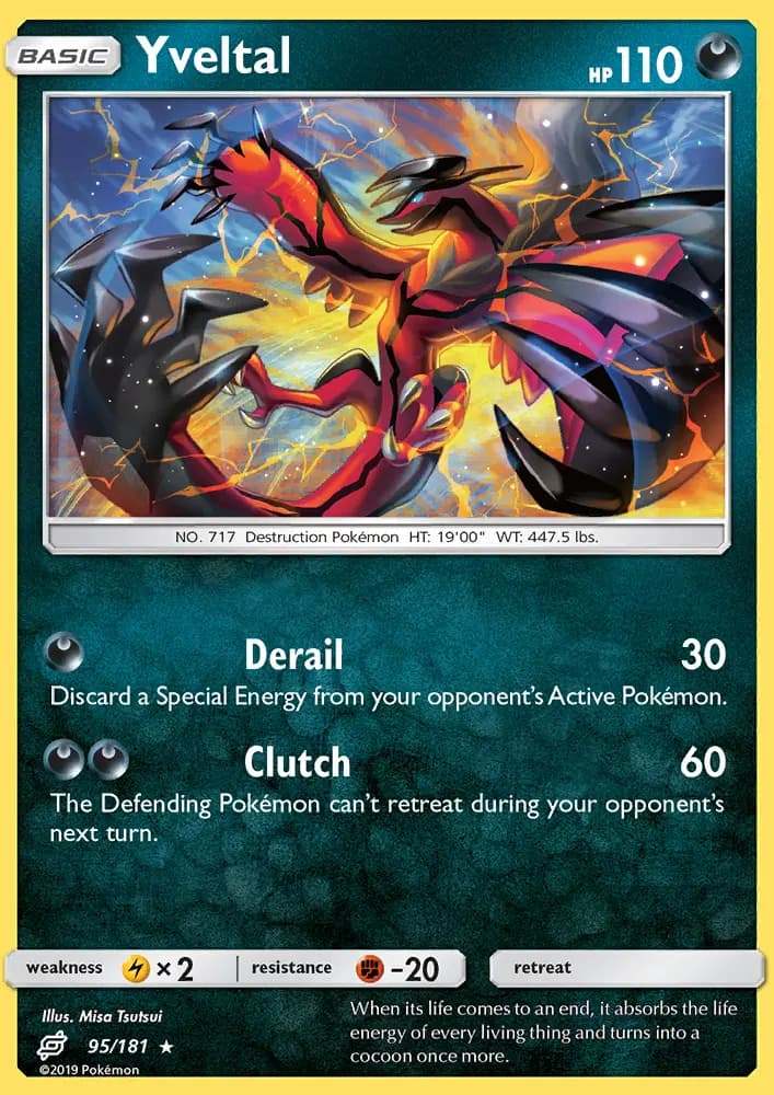 Yveltal — Team Up card #95