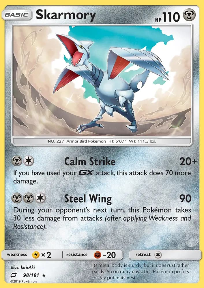 Skarmory — Team Up card #98