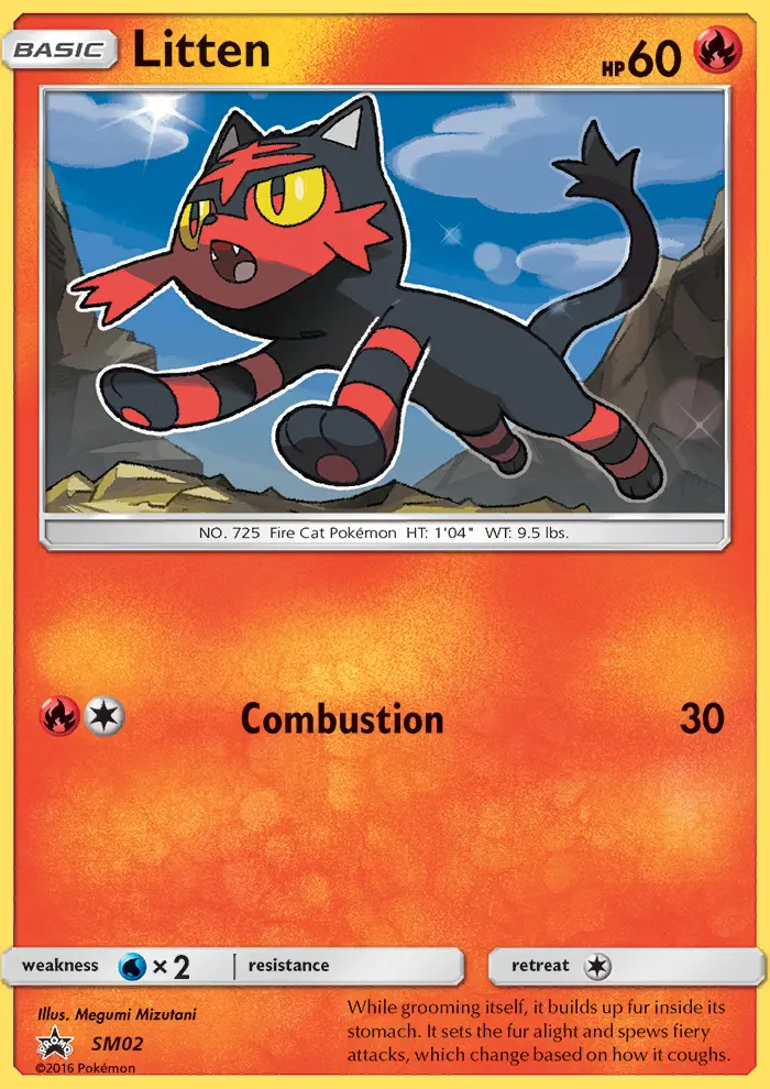 Litten — SM Black Star Promos card #SM02