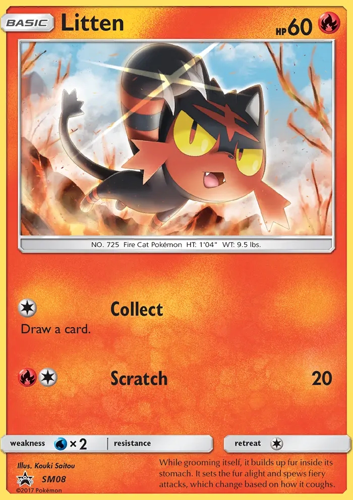 Litten — SM Black Star Promos card #SM08