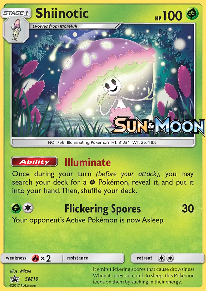 Shiinotic — SM Black Star Promos card #SM10