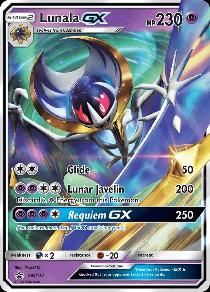 Lunala GX — SM Black Star Promos card #SM103
