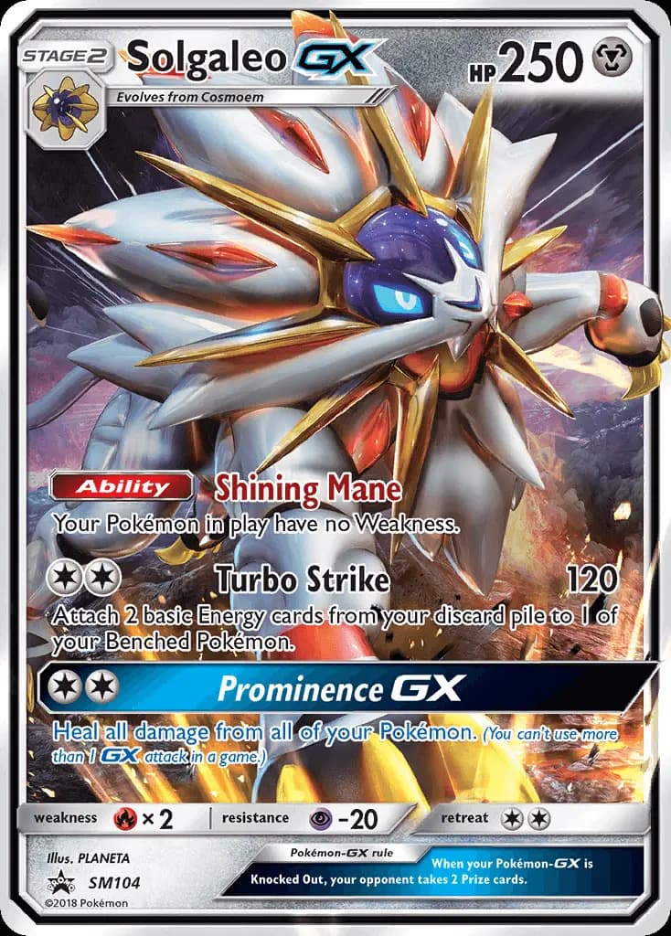 Solgaleo GX — SM Black Star Promos card #SM104
