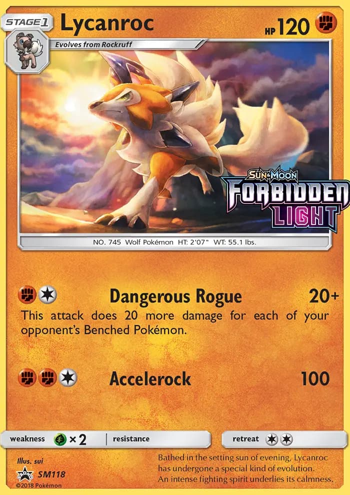 Lycanroc — SM Black Star Promos card #SM118