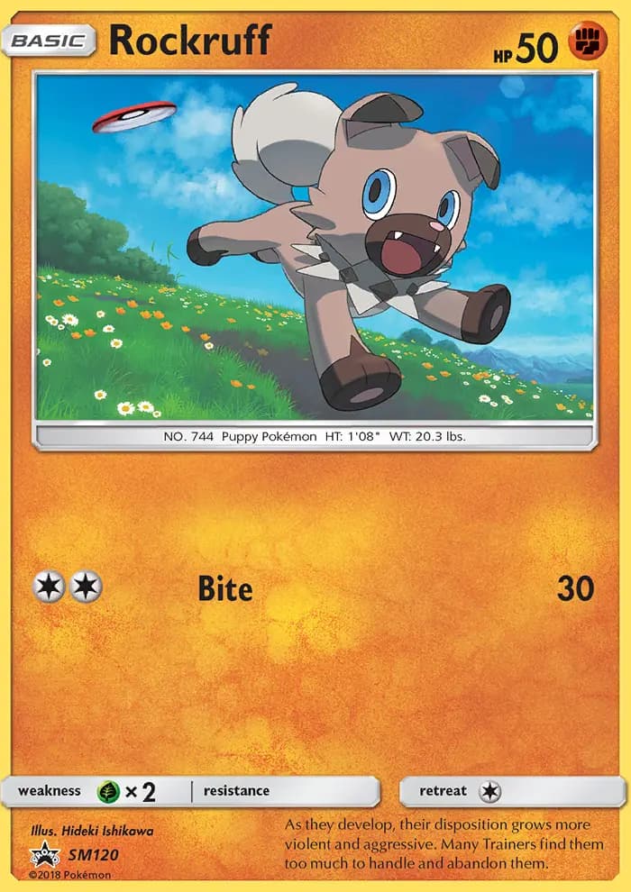 Rockruff — SM Black Star Promos card #SM120