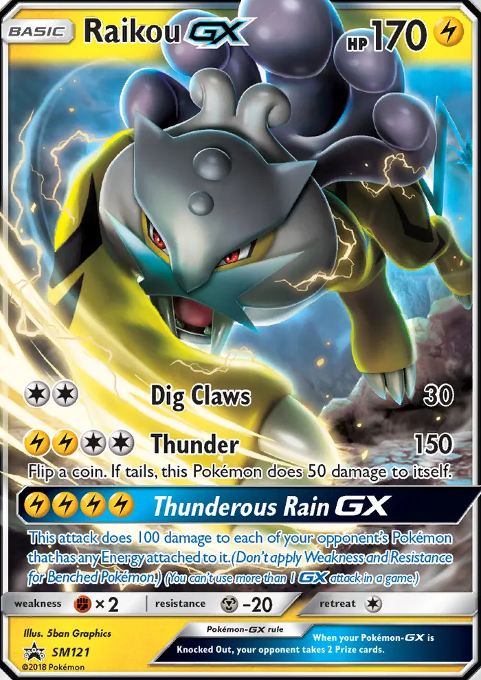 Raikou GX — SM Black Star Promos card #SM121