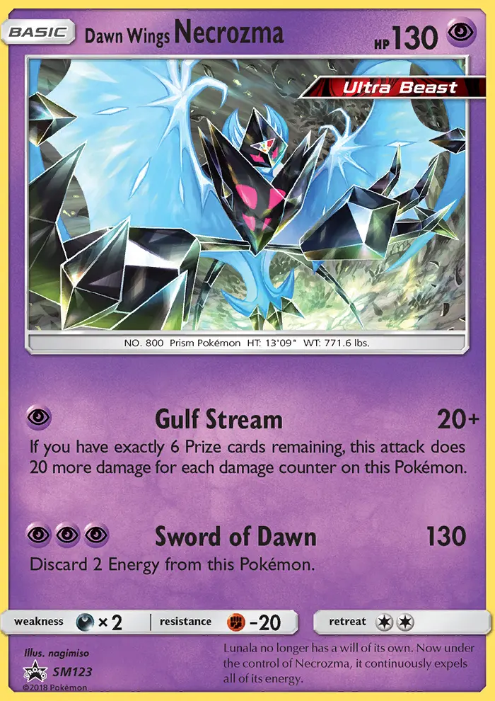 Dawn Wings Necrozma — SM Black Star Promos card #SM123