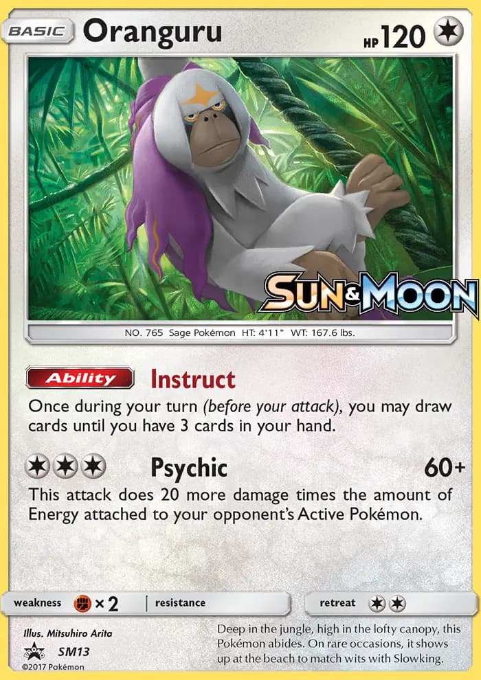 Oranguru — SM Black Star Promos card #SM13
