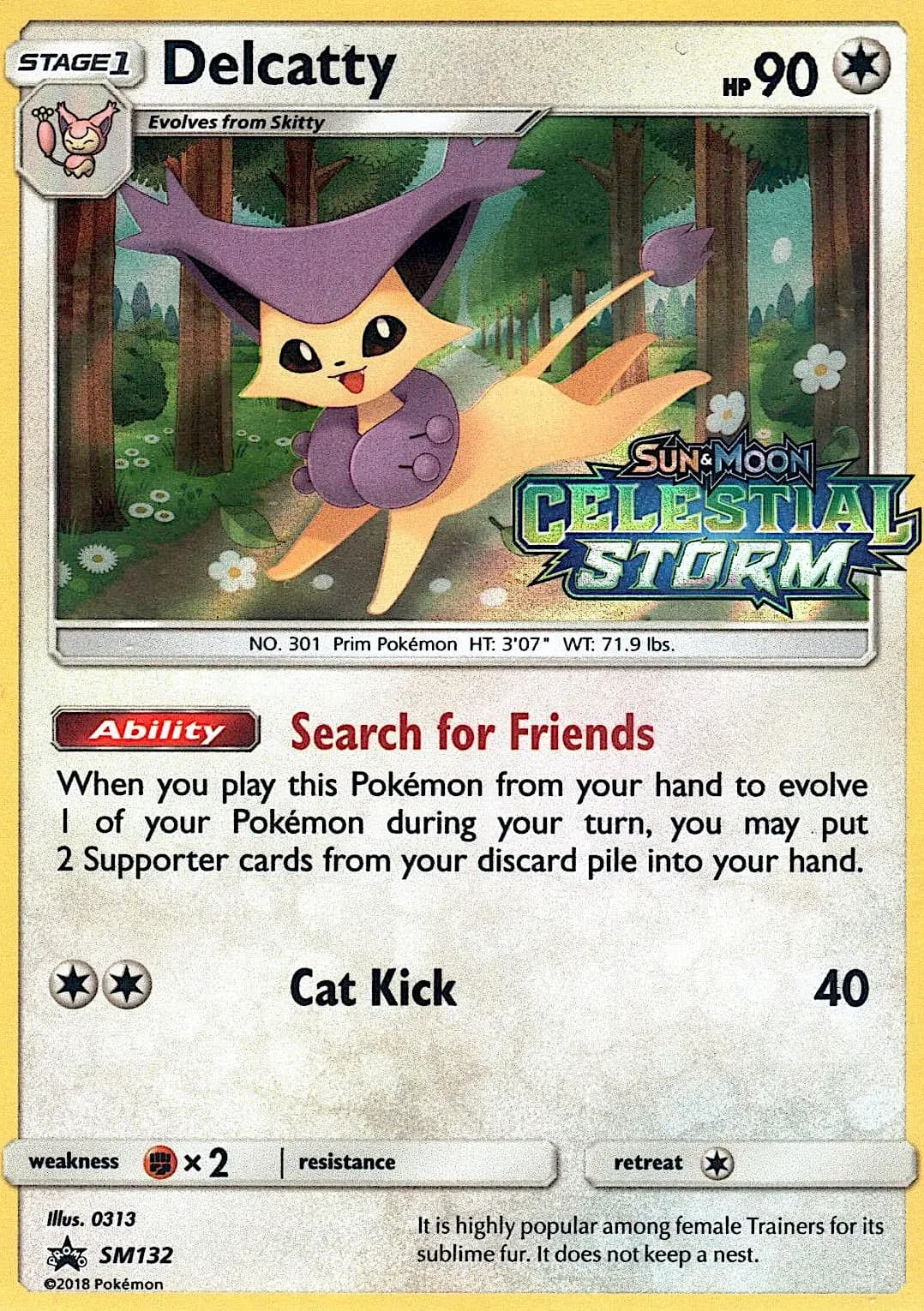 Delcatty — SM Black Star Promos card #SM132