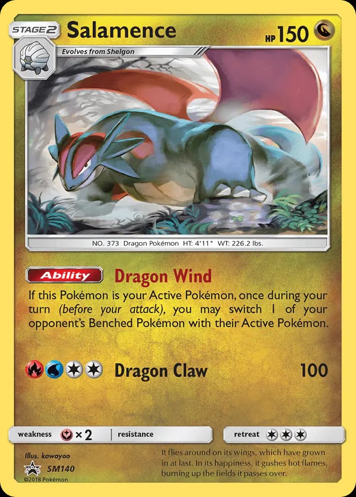 Salamence — SM Black Star Promos card #SM140