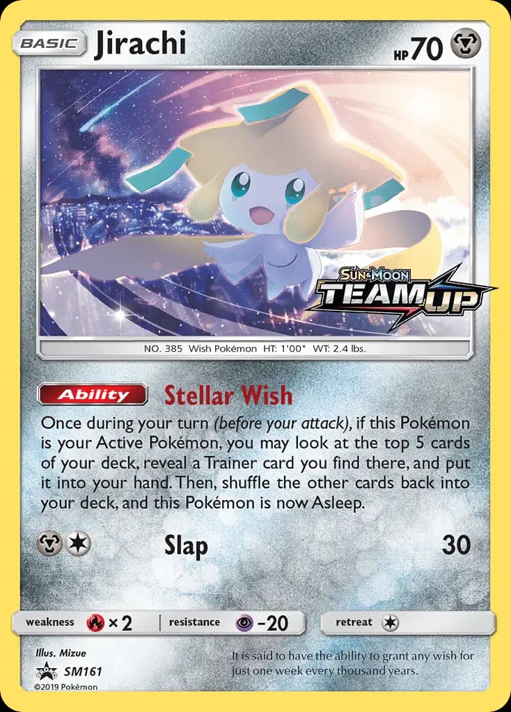 Jirachi — SM Black Star Promos card #SM161