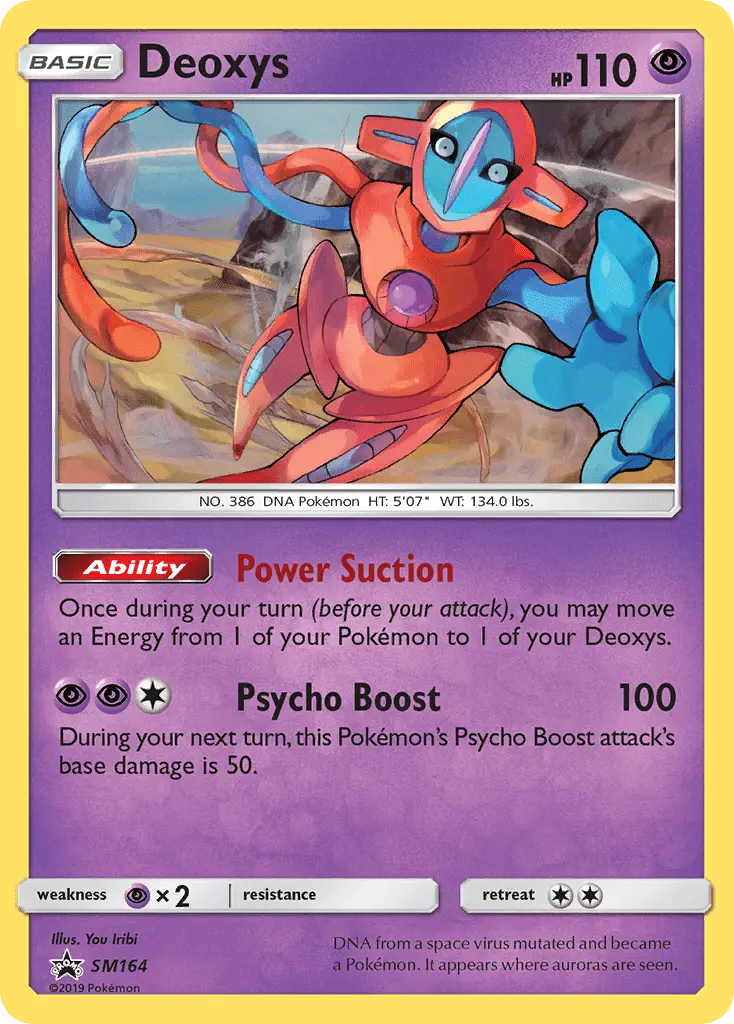 Deoxys — SM Black Star Promos card #SM164