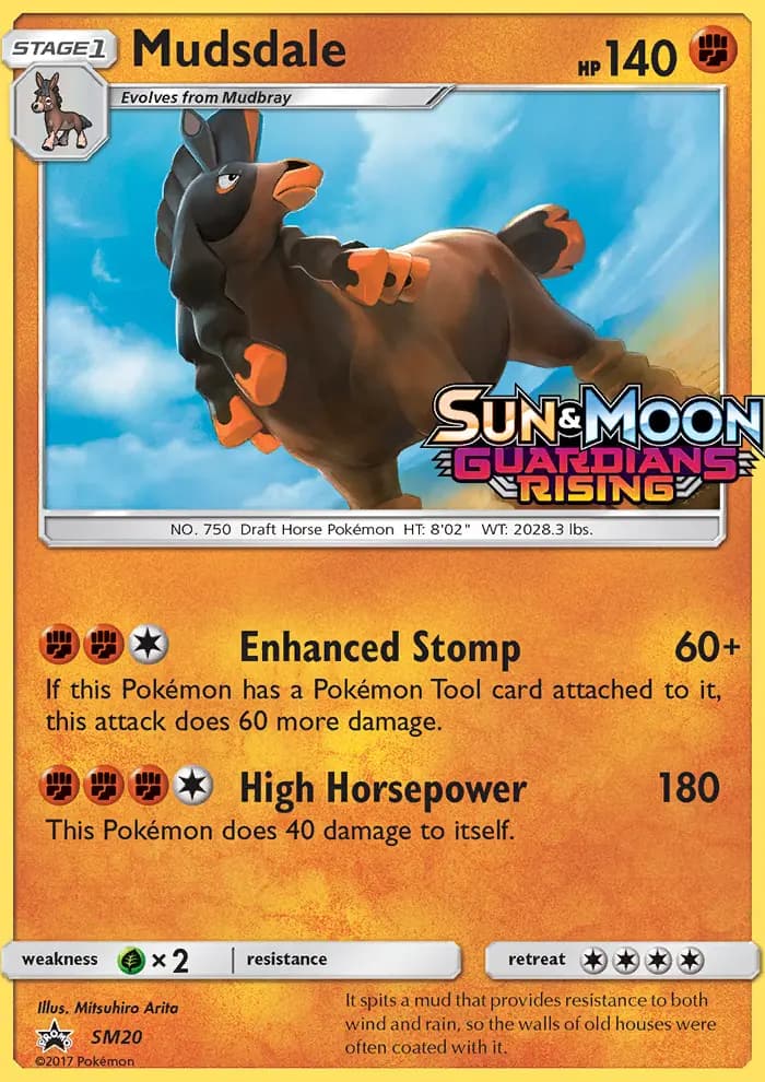 Mudsdale — SM Black Star Promos card #SM20