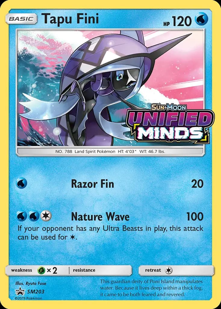 Tapu Fini — SM Black Star Promos card #SM203