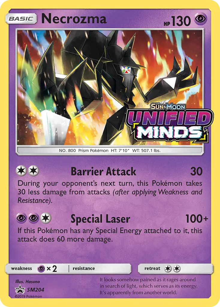 Necrozma — SM Black Star Promos card #SM204