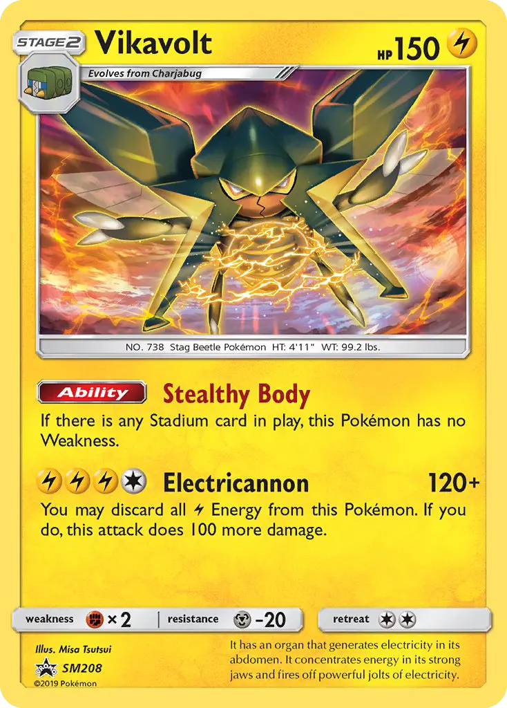 Vikavolt — SM Black Star Promos card #SM208