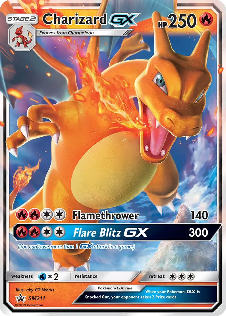 Charizard GX — SM Black Star Promos card #SM211
