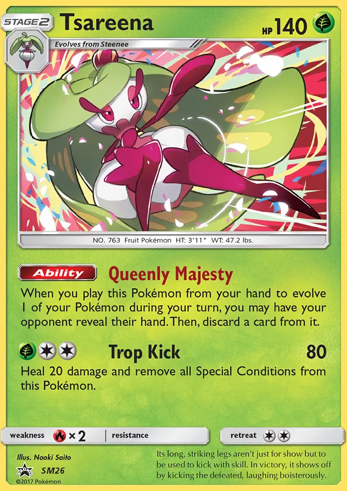 Tsareena — SM Black Star Promos card #SM26