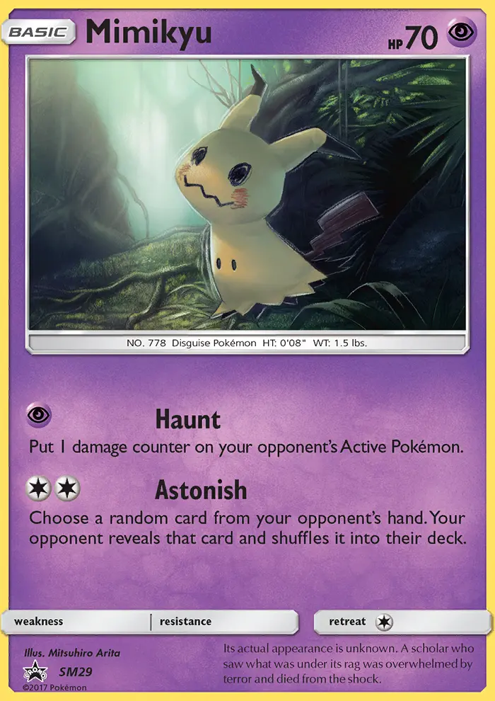Mimikyu — SM Black Star Promos card #SM29