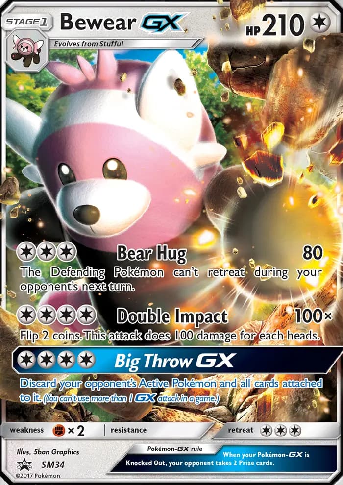 Bewear GX — SM Black Star Promos card #SM34