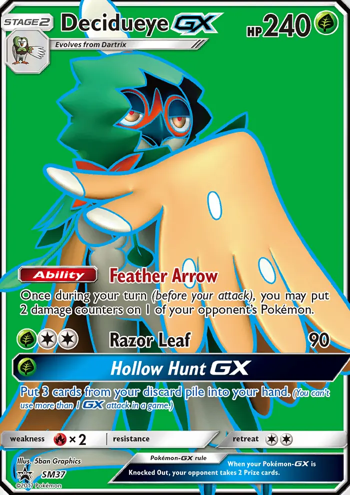 Decidueye GX — SM Black Star Promos card #SM37