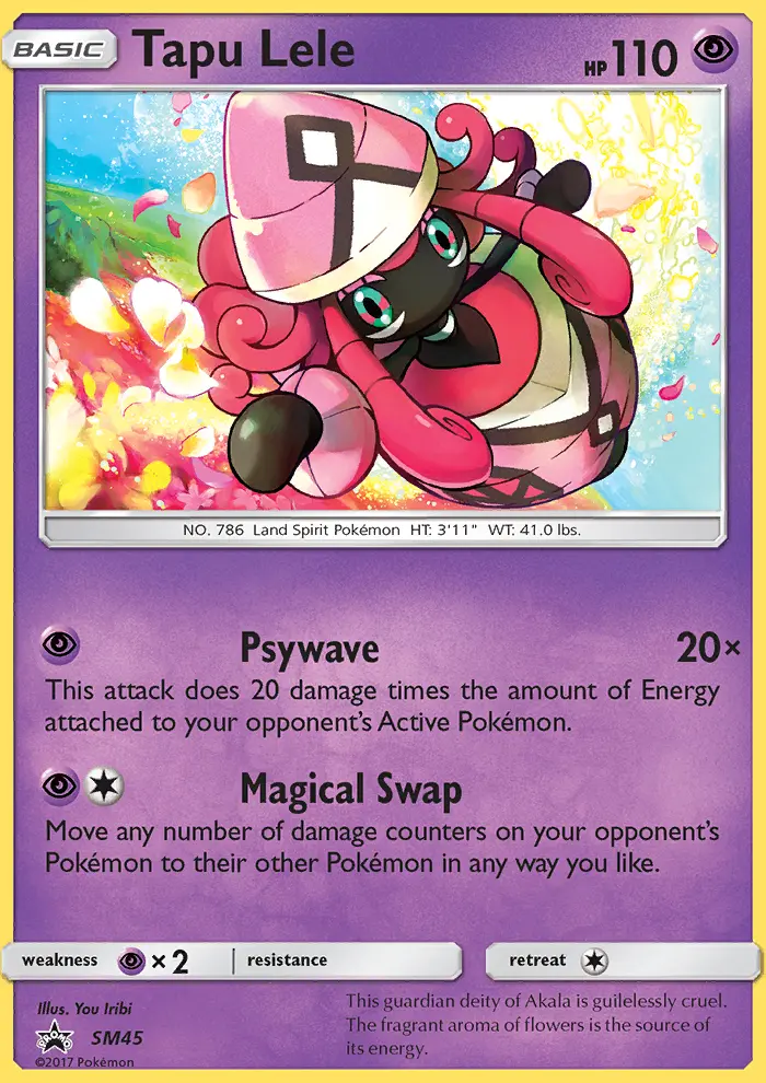 Tapu Lele — SM Black Star Promos card #SM45
