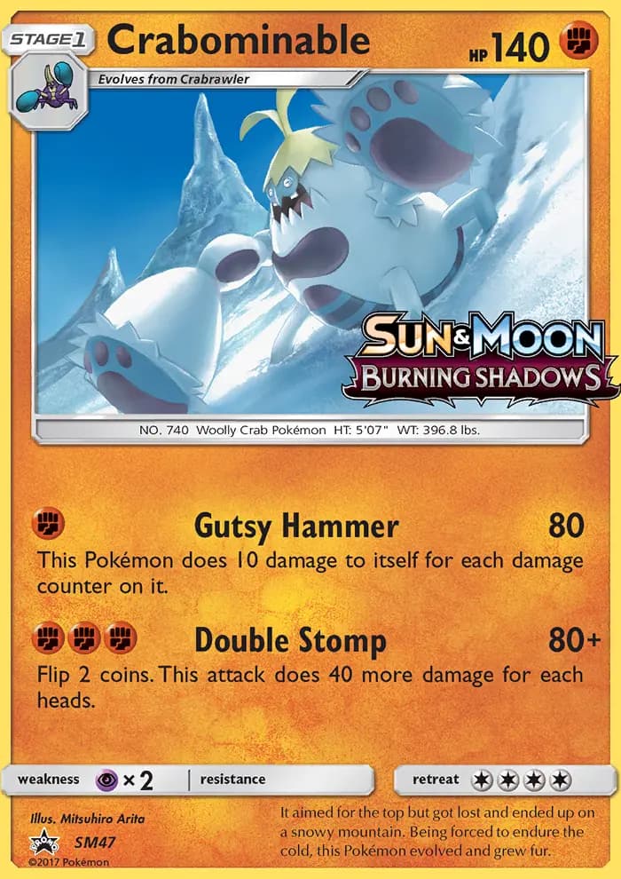 Crabominable — SM Black Star Promos card #SM47