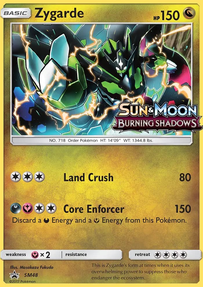 Zygarde — SM Black Star Promos card #SM48