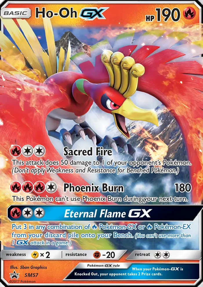 Ho-Oh GX — SM Black Star Promos card #SM57