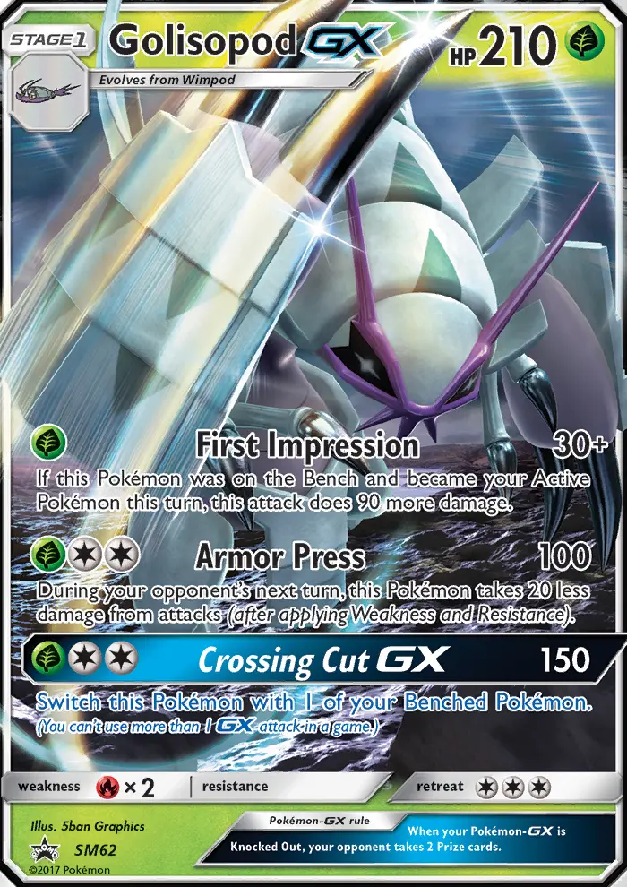 Golisopod GX — SM Black Star Promos card #SM62
