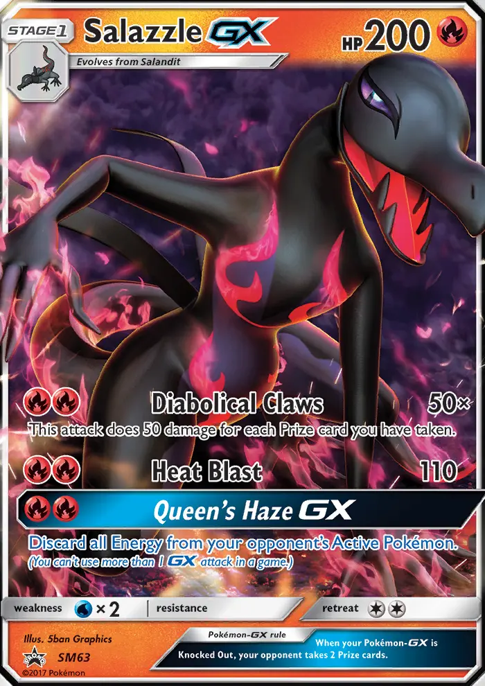 Salazzle GX — SM Black Star Promos card #SM63