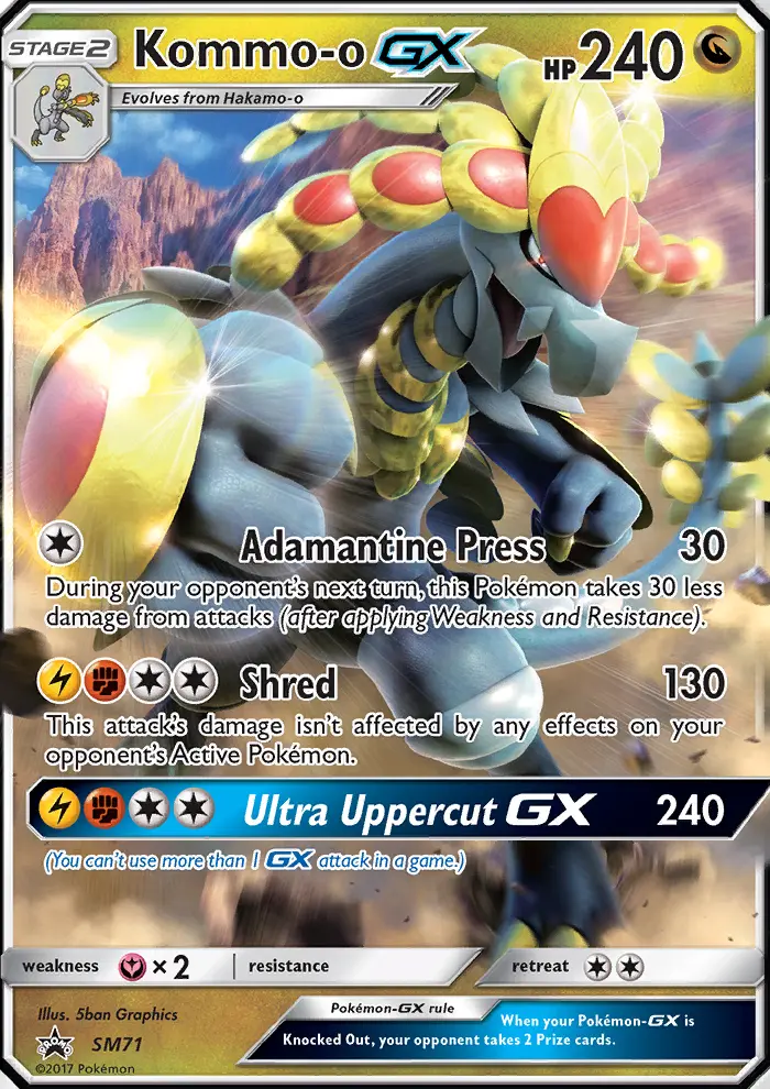 Kommo-o GX — SM Black Star Promos card #SM71