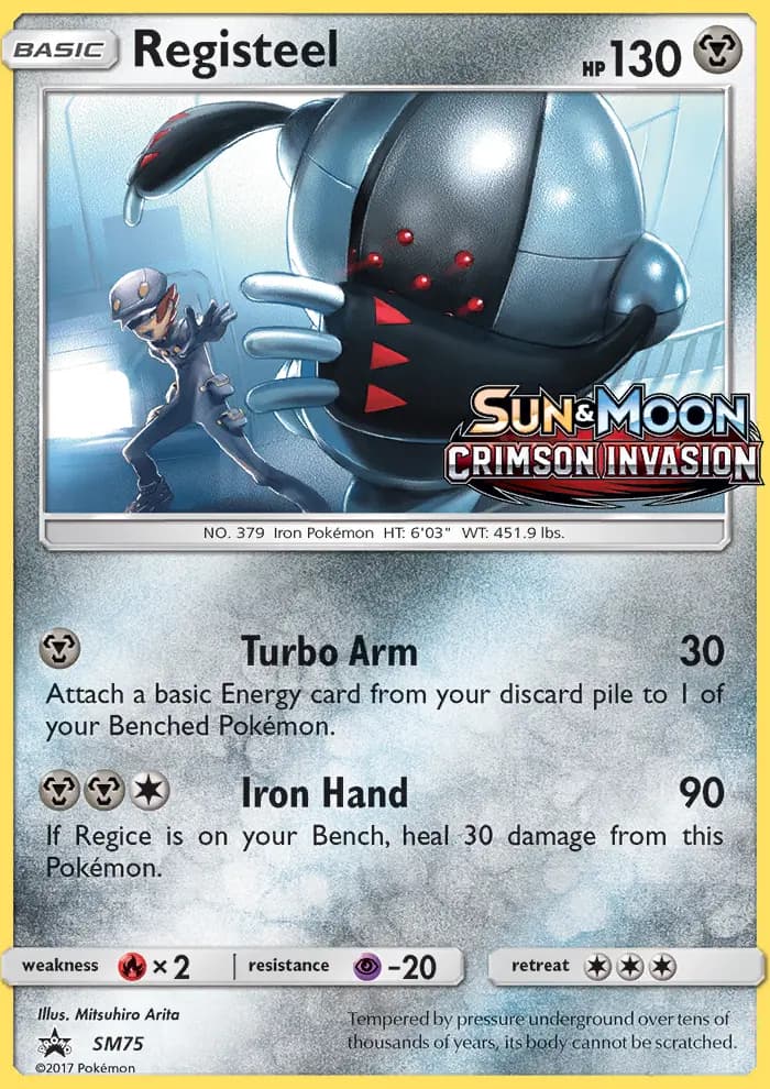 Registeel — SM Black Star Promos card #SM75