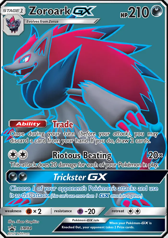 Zoroark GX — SM Black Star Promos card #SM84