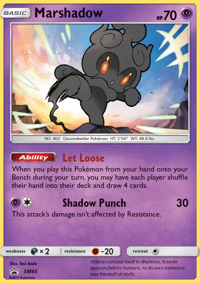 Marshadow — SM Black Star Promos card #SM85