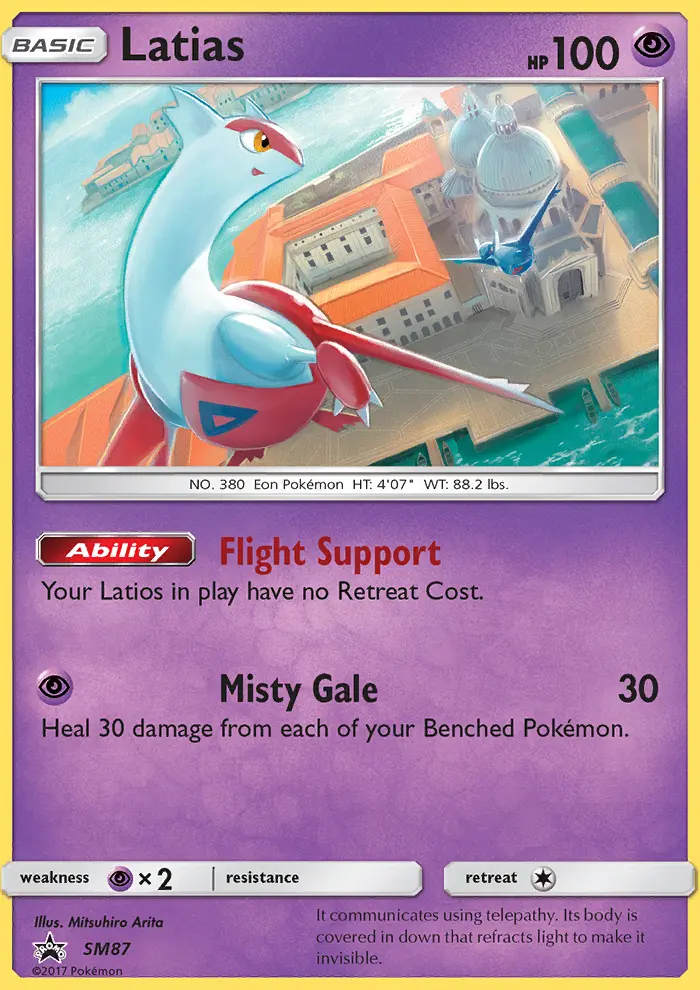 Latias — SM Black Star Promos card #SM87