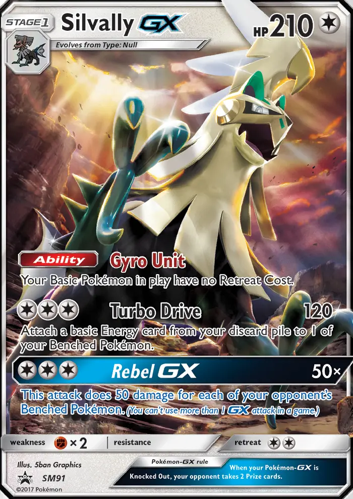Silvally GX — SM Black Star Promos card #SM91