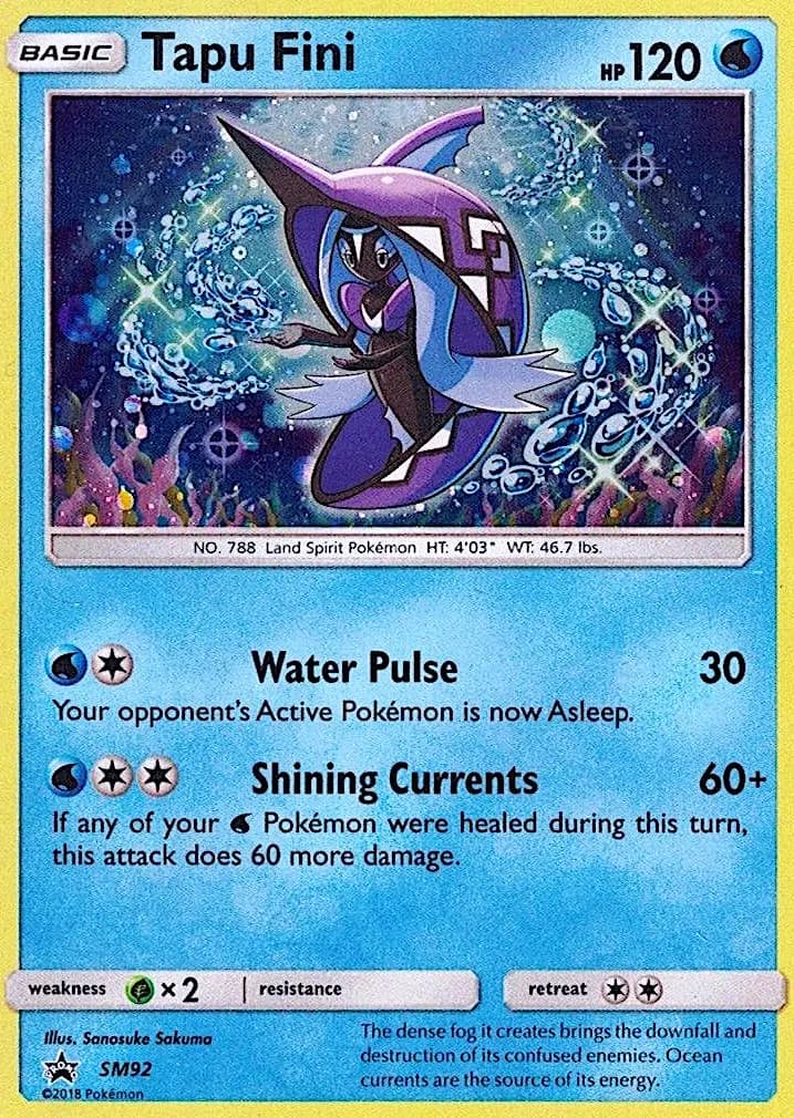 Tapu Fini — SM Black Star Promos card #SM92