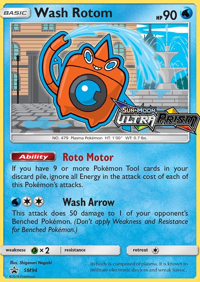 Wash Rotom — SM Black Star Promos card #SM94