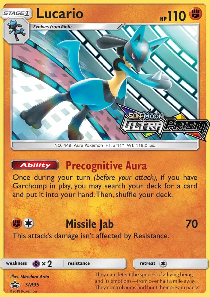 Lucario — SM Black Star Promos card #SM95