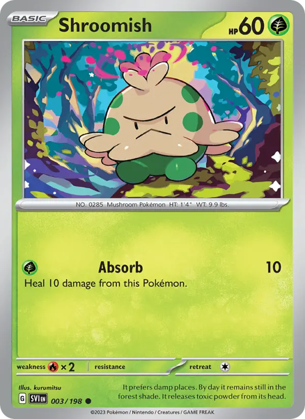 Shroomish — Scarlet & Violet card #003