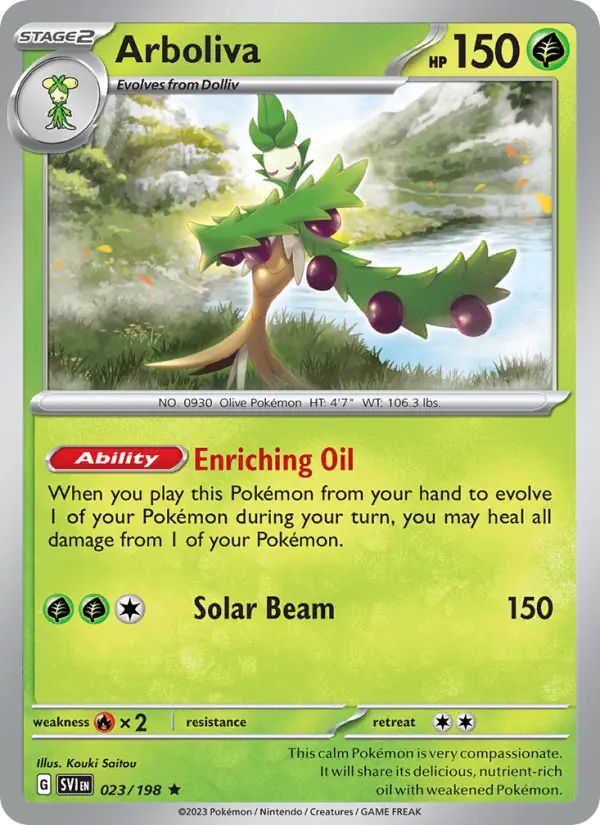 Arboliva — Scarlet & Violet card #023