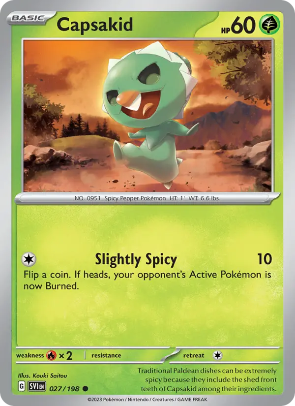 Capsakid — Scarlet & Violet card #027