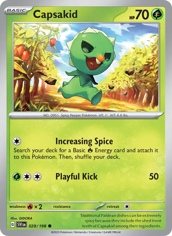 Capsakid — Scarlet & Violet card #028