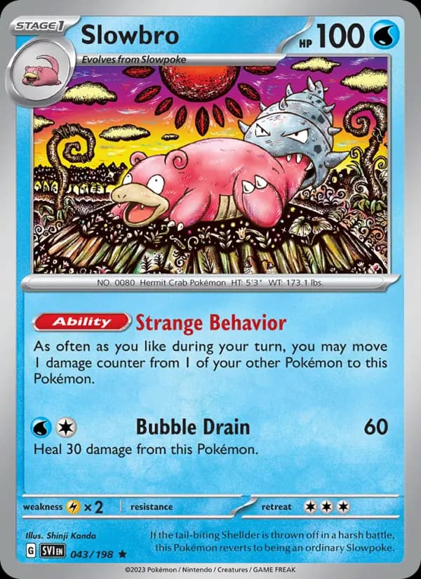 Slowbro — Scarlet & Violet card #043